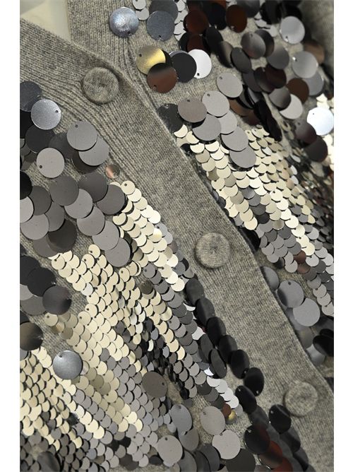 Cardigan in lana con paillettes Clips | A800 567400007